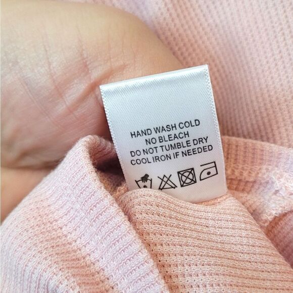 Lovers & Friends Light Blush Celeste Cropped Polo Top - Picture 6 of 7